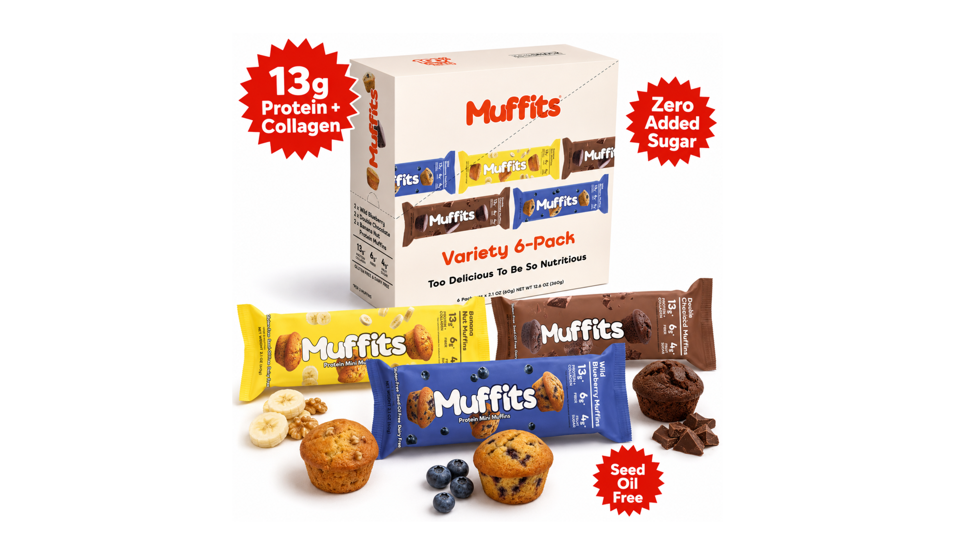 Muffits Variety 6-Pack